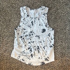 DSG White and Blue Muscle Tee Sleeveless Tank Top